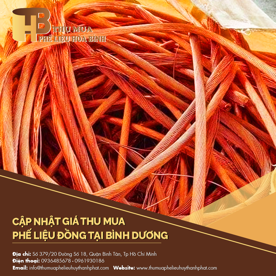 cập nhật giá thu mua phế liệu đồng mới nhất tại Bình Dương