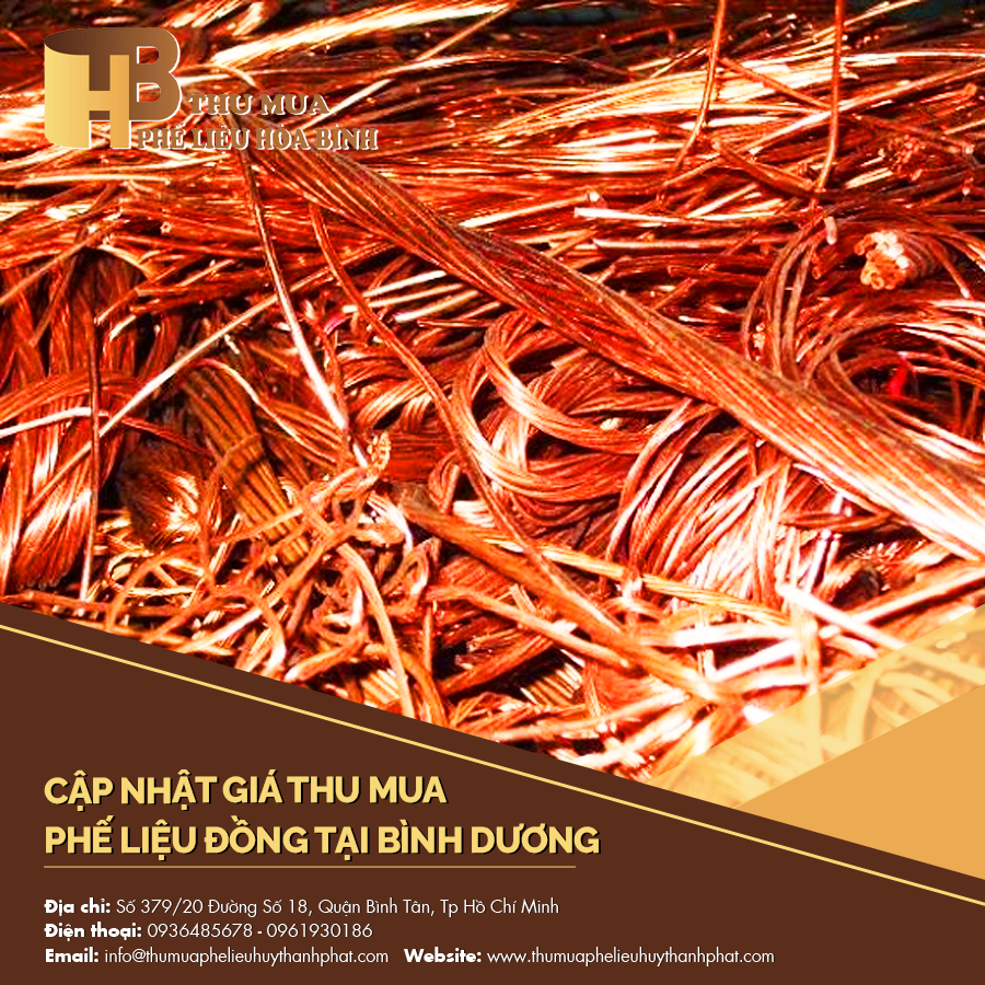 cập nhật giá thu mua phế liệu đồng mới nhất tại Bình Dương