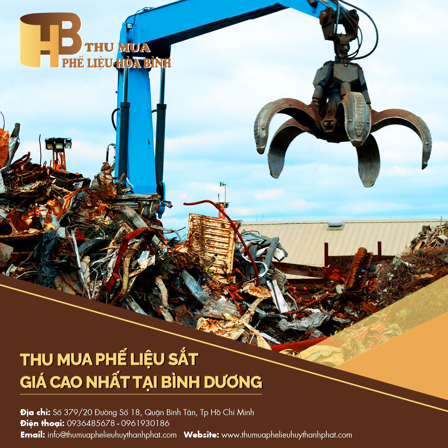 thu mua phế liệu sắt giá cao nhất tại Bình Dương