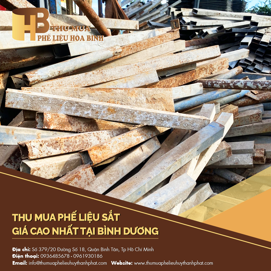 thu mua phế liệu sắt giá cao nhất tại Bình Dương