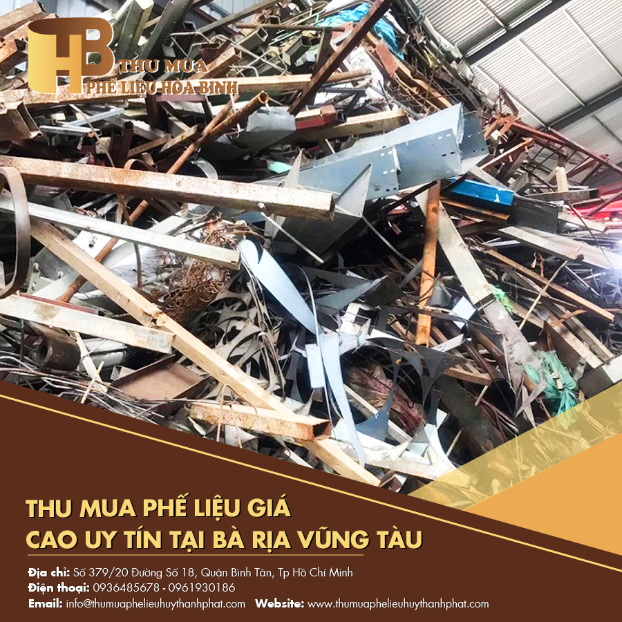 Đơn vị thu mua phế liệu số lượng lớn giá cao Vũng Tàu