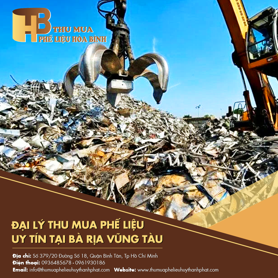 Thu mua phế liệu sắt thép, đồng, nhôm tại Bà Rịa Vũng Tàu