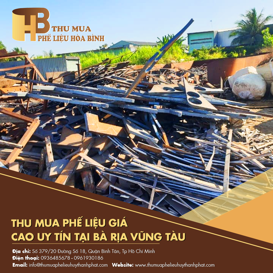 Thu mua phế liệu với số lượng lớn tại Bà Rịa Vũng Tàu